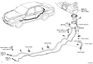 AC Low Pressure Suction Hose 88727-0N030 for Toyota Crown