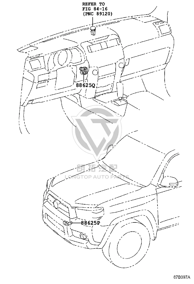 Exterior Temperature Sensor 88790-28090 for Toyota 4RUNNER
