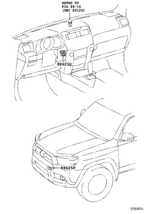 Exterior Temperature Sensor 88790-28090 for Toyota 4RUNNER