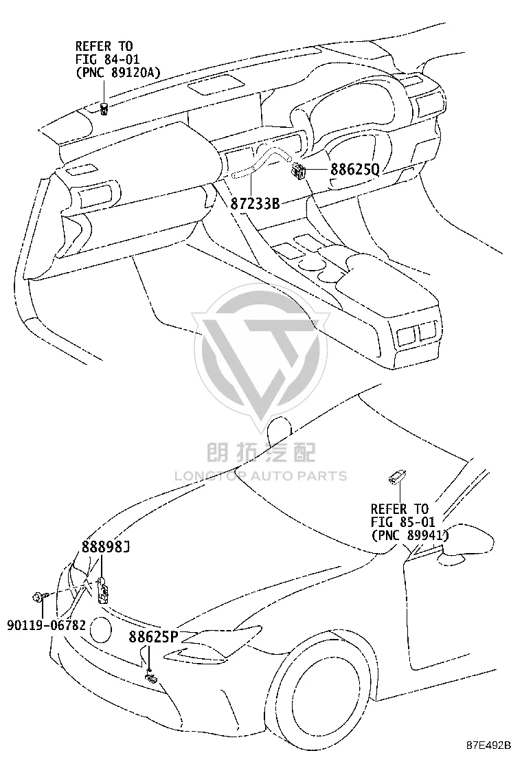 Smoke Sensor 88898-50031 for Toyota Crown