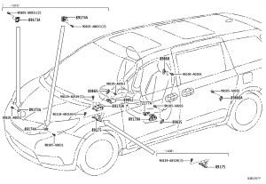 Front Airbag Sensor (Right) 89173-09590 for Toyota Sienna