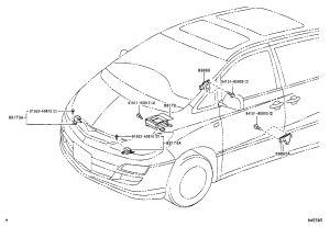 Right Side Airbag Sensor 89860-28020 for Toyota Previa