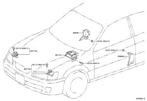 Air Bag Sensor 89174-39065 for Toyota Avalon
