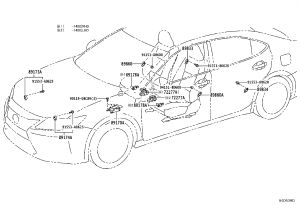 Airbag Computer 89170-33A60 for Lexus ES