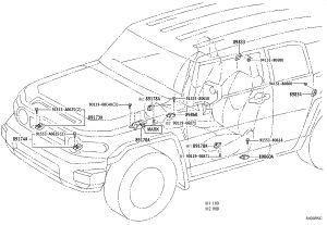 Airbag Computer 89170-35430 for Toyota FJ Cruiser