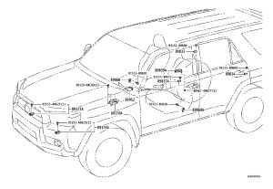 Airbag Control Module 89170-35480 for Toyota 4Runner