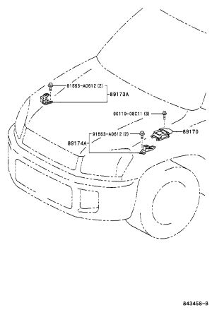 SRS Airbag Control Module 89170-42090 for Toyota RAV4