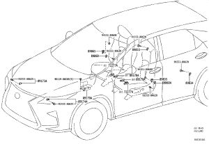 Airbag Computer 89170-48A50 for Lexus RX