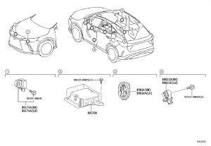 Airbag Computer 89170-48J40 for Lexus RX