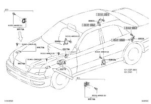 Right Front Airbag Impact Sensor 89173-59115 for Toyota Celsior