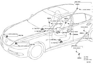 Airbag Computer 89170-50630 for Lexus LS460