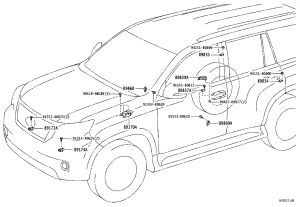 Airbag Computer 89170-60F40 for Lexus GX400