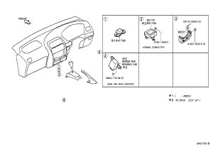 Airbag computer 89170-87428 for Toyota Terios