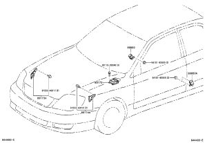 Front Airbag Sensor (Right) 89173-19275 for Toyota Corolla