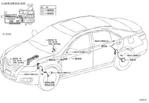 ABS Rear Wheel Sensor 89544-48010 for Toyota Camry