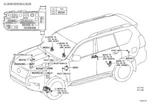 Height Control Sensor 89241-60010 for Toyota Land Cruiser Prado