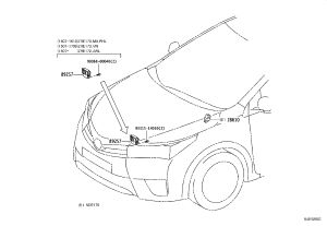 Water tank fan resistance 89257-12010 for Toyota Auris