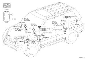 Height Sensor 89407-60022 for Toyota Land Cruiser Prado