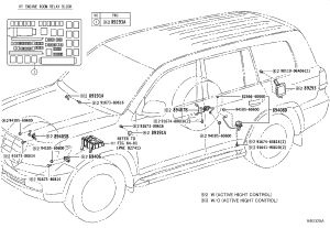 Height Control Sensor 89407-60031 for Toyota Land Cruiser