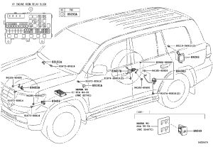 Body Height Sensor (Rear Left) 89408-60020 for Toyota Land Cruiser
