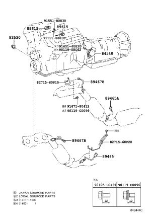 Oxygen Sensor (Front) 89467-60110 for Toyota Land Cruiser Prado