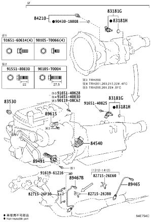 Oxygen Sensor (Rear) 89465-26140 for Toyota HIACE