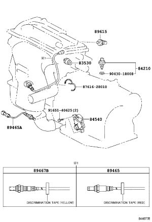 Knock Sensor 89615-44010 for Toyota Picnic