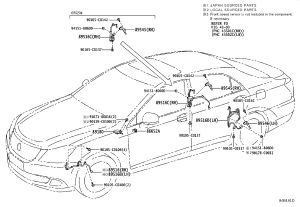 ABS Rear Wheel Wire Harness 89516-0N050 for Toyota Crown