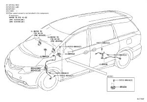 ABS Rear Wheel Wire Harness 89516-28060 for Toyota Previa