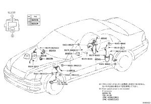ABS Front Wheel Harness 89516-50010 for Toyota CELSIOR