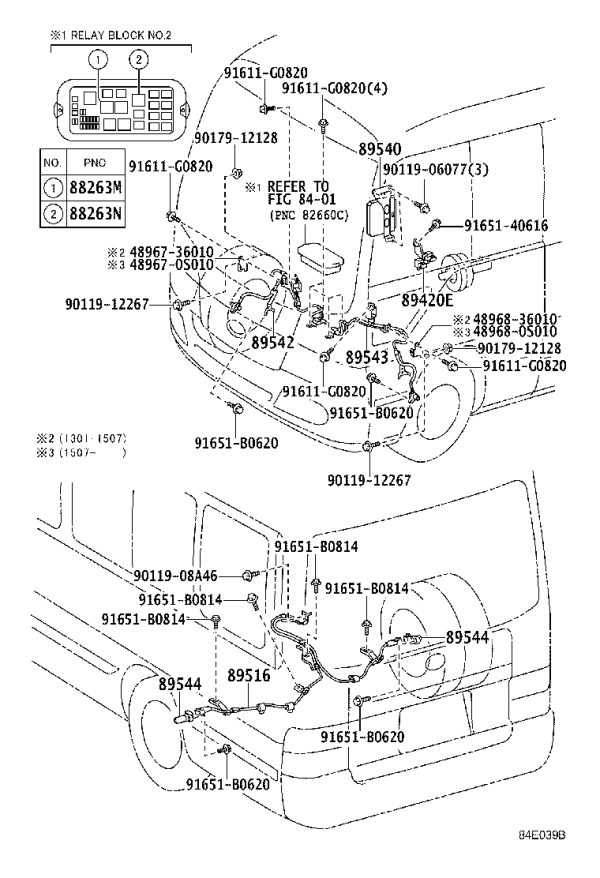 ABS Front Wheel Sensor Left 89543-36040 for Toyota Coaster