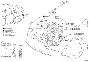 Fuel Pump Control Unit 89571-42010 for Toyota Alphard