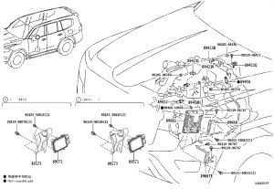 Fuel Pump Control Unit 89571-35010 for Toyota Land Cruiser