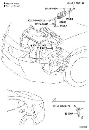 Engine Computer 89661-33K80 for Lexus ES