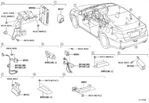 Door Electronic Key Oscillator 89992-33030 for Toyota Camry