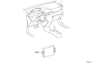 Engine Anti-Theft Computer 89784-33020 for Toyota Alphard