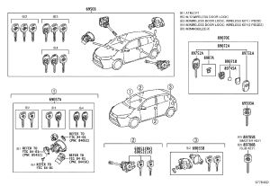Transceiver Key Main Transmitter 89785-60210 for Toyota E’Z