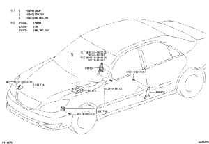 Side Airbag Sensor 89860-33060 for Toyota Camry