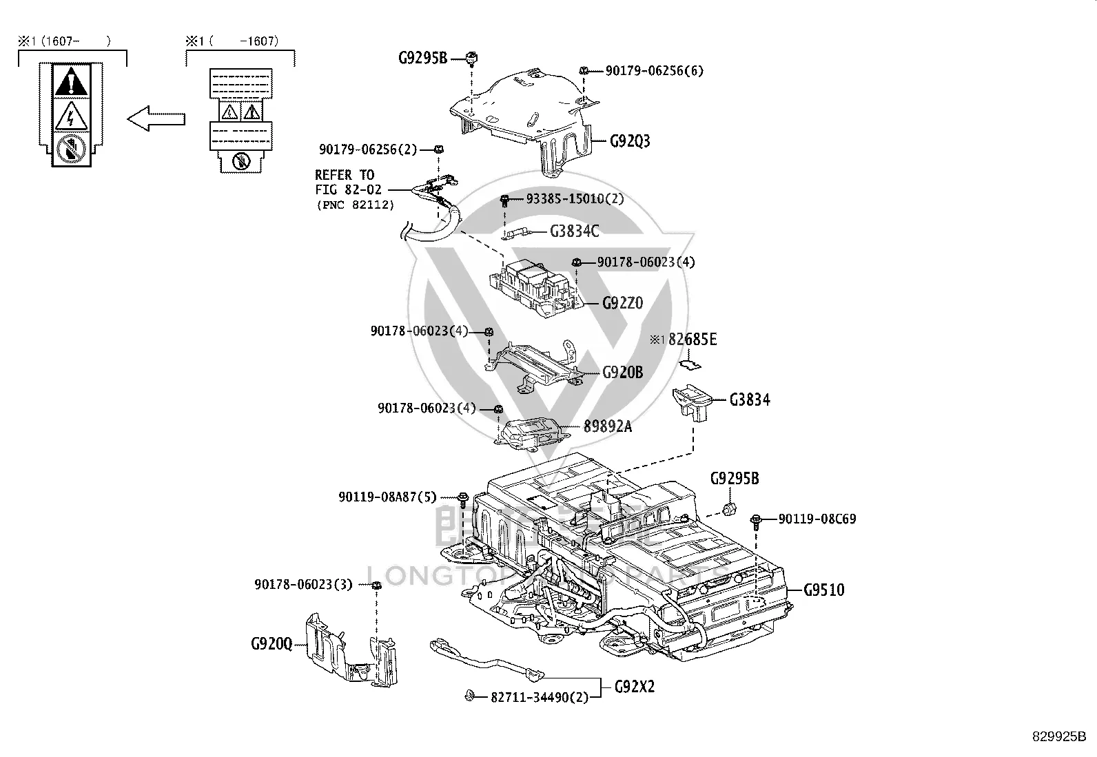 Power Battery Module Assembly G9510-58041 for Toyota ALPHARD