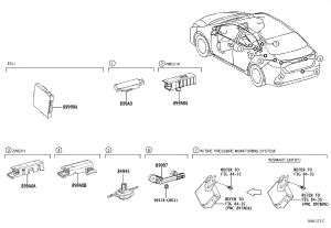 E-Key 2 Antenna 89997-0E061 for Toyota Avalon