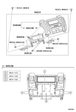 Integrated Control and Panel Bulb 90010-11003 for Toyota Highlander