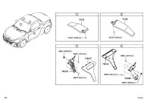 Nut 90041-89030 for Toyota RUSH