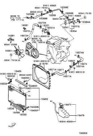 Radiator Lower Support Cushion 90044-80582 for Toyota Cami