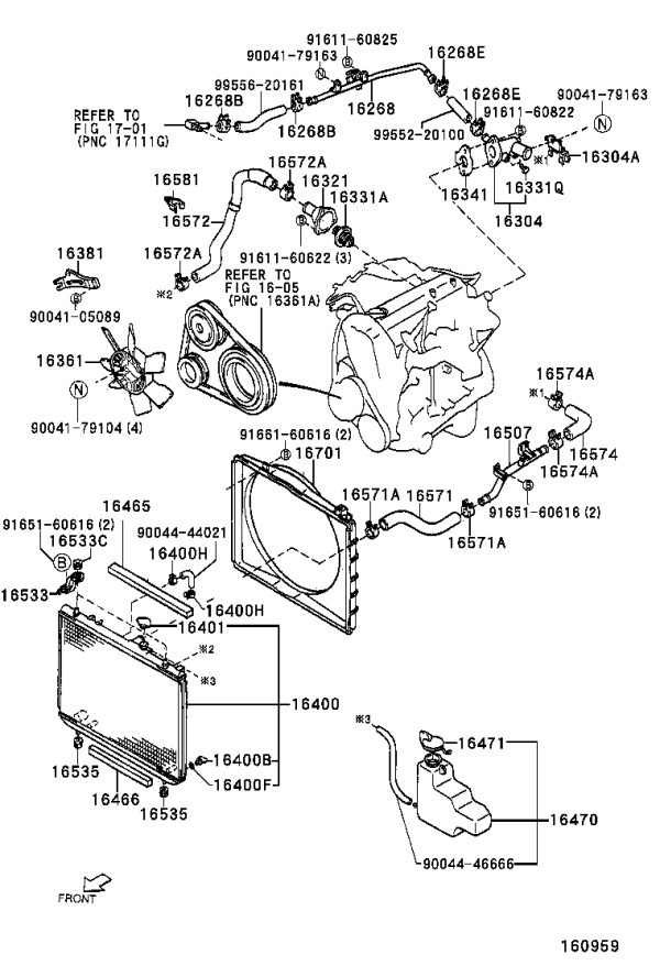 Radiator Lower Support Cushion 90044-80582 for Toyota Cami