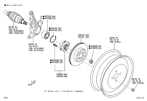 Retaining Ring 90045-21111 for Toyota AGYA