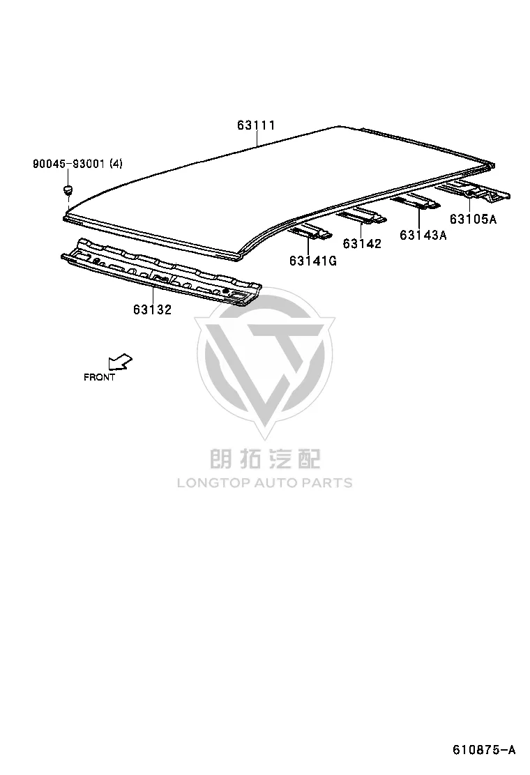 Clip 90045-93001 for Toyota Duet & Cami