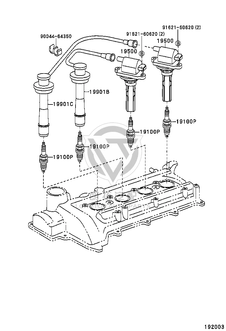 Spark Plug 90048-51163 for Toyota AVANZA