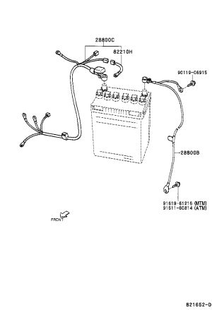 Blade Fuse 900498-2067 for Toyota Duet