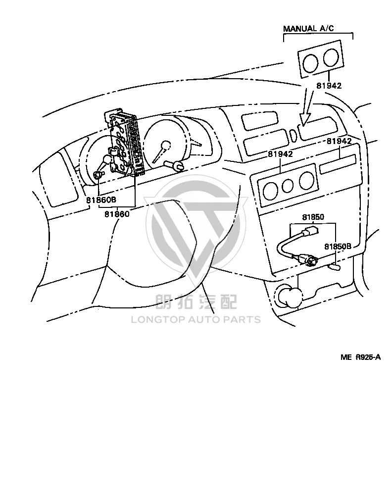 Transmission Indicator Bulb 90072-02006 for Toyota Land Cruiser