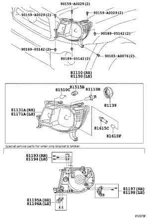 Front Turn Signal Socket 90075-60060 for Toyota Sequoia